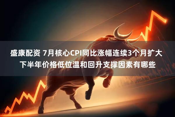 盛康配资 7月核心CPI同比涨幅连续3个月扩大 下半年价格低位温和回升支撑因素有哪些